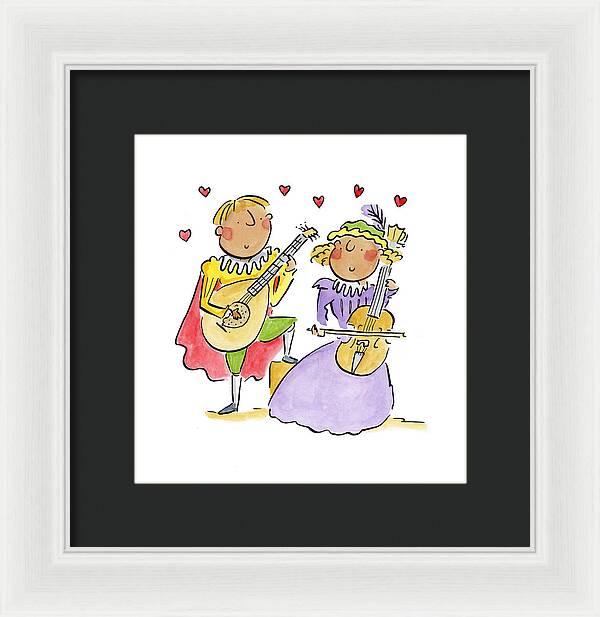 If music be the food of love 1 - Framed Print