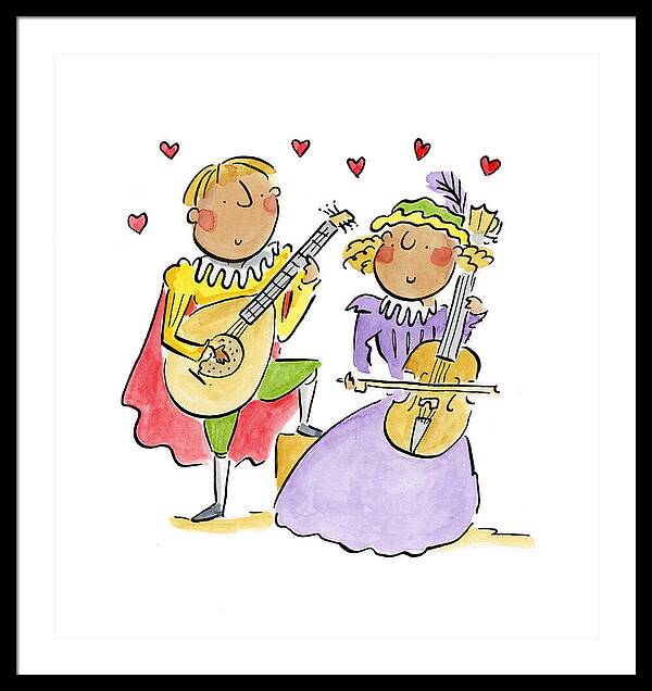 If music be the food of love 1 - Framed Print