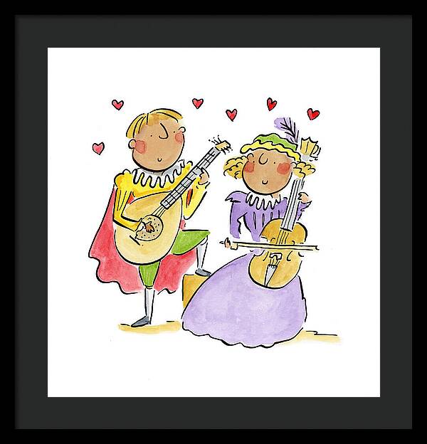 If music be the food of love 1 - Framed Print