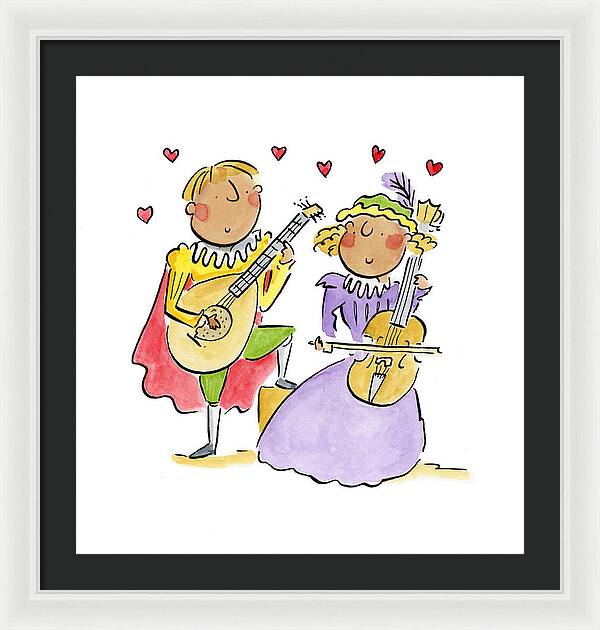 If music be the food of love 1 - Framed Print