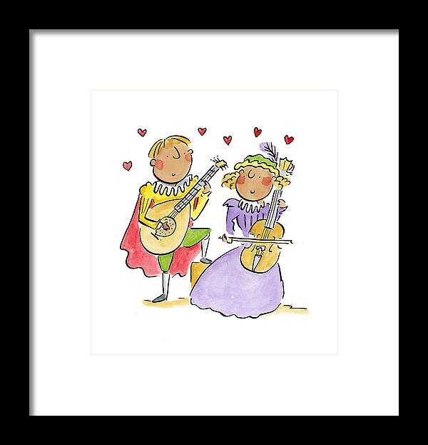 If music be the food of love 1 - Framed Print