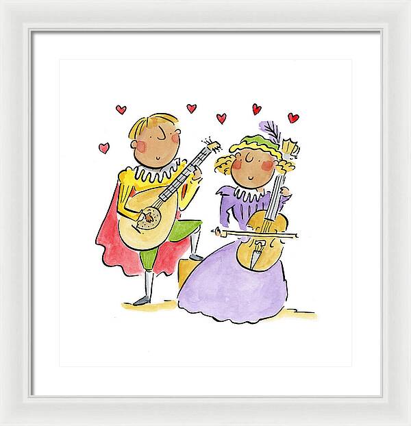 If music be the food of love 1 - Framed Print