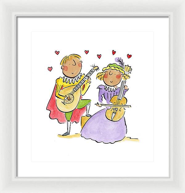 If music be the food of love 1 - Framed Print