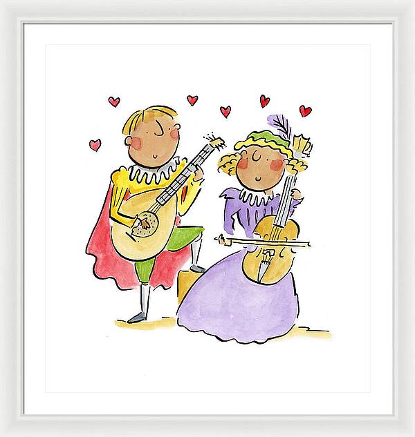If music be the food of love 1 - Framed Print
