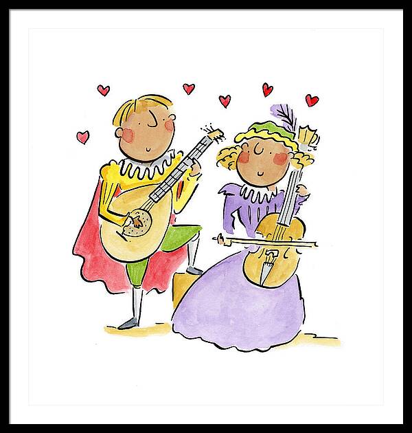 If music be the food of love 1 - Framed Print