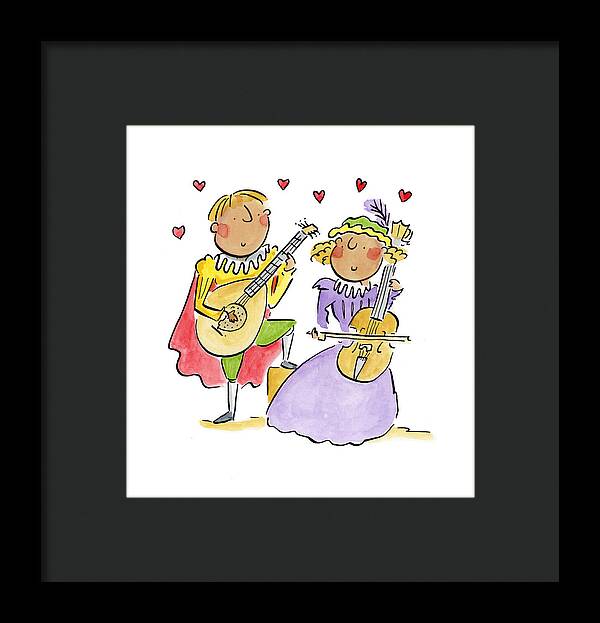 If music be the food of love 1 - Framed Print