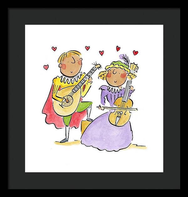 If music be the food of love 1 - Framed Print