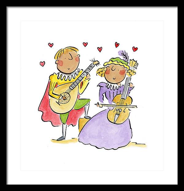 If music be the food of love 1 - Framed Print