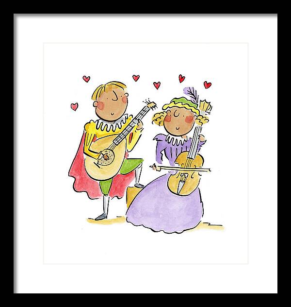 If music be the food of love 1 - Framed Print