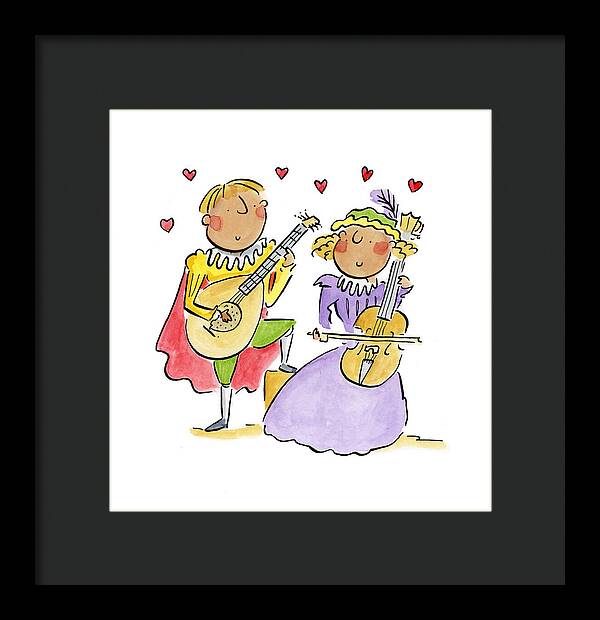 If music be the food of love 1 - Framed Print