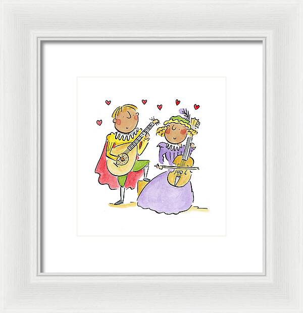 If music be the food of love 1 - Framed Print