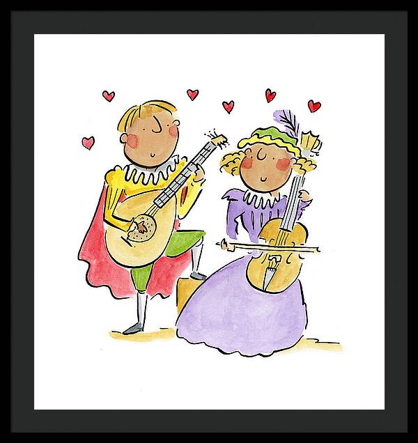 If music be the food of love 1 - Framed Print