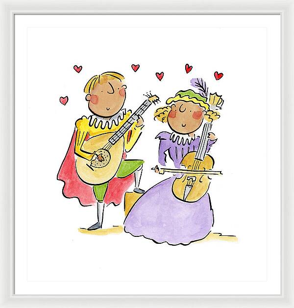 If music be the food of love 1 - Framed Print