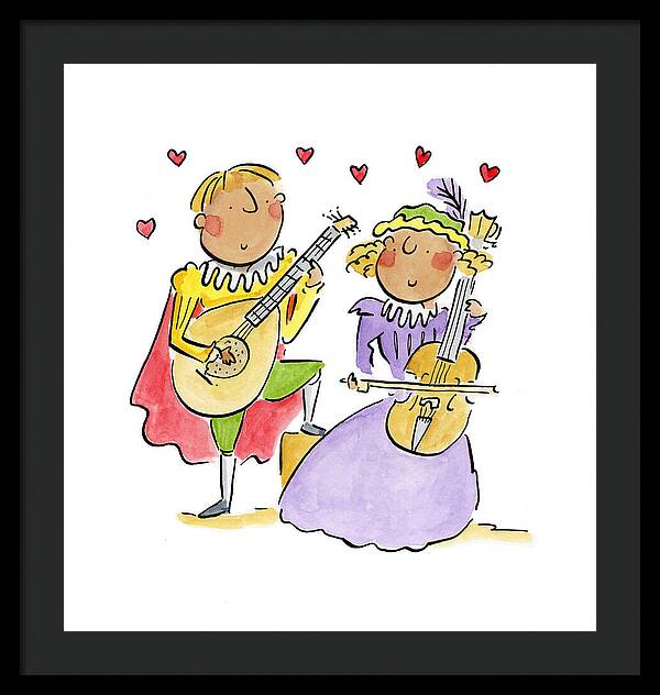 If music be the food of love 1 - Framed Print