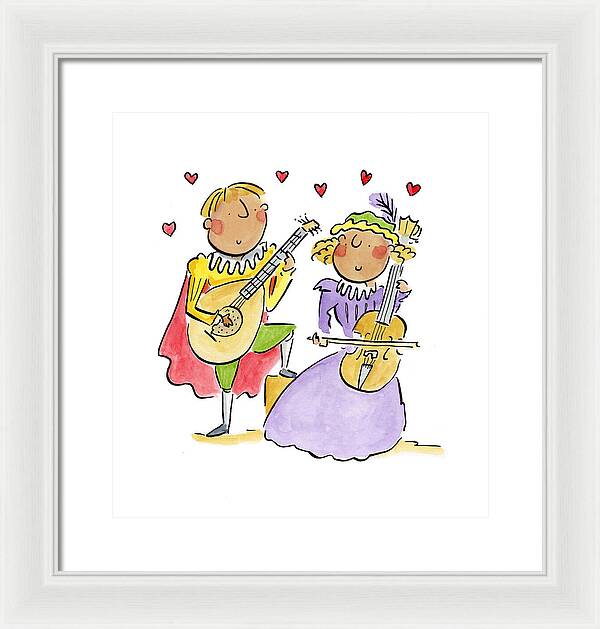 If music be the food of love 1 - Framed Print