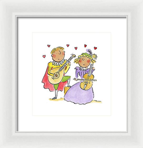 If music be the food of love 1 - Framed Print