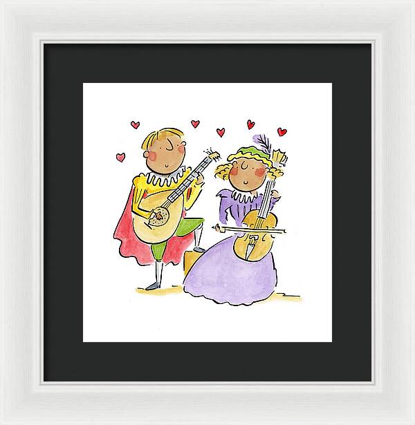 If music be the food of love 1 - Framed Print