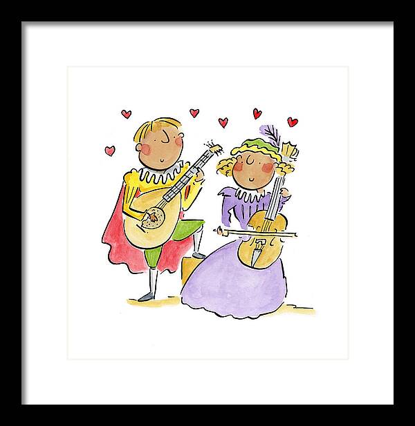 If music be the food of love 1 - Framed Print