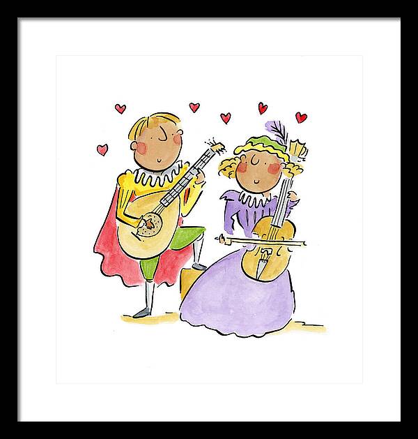 If music be the food of love 1 - Framed Print