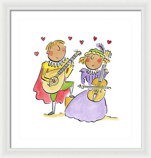 If music be the food of love 1 - Framed Print