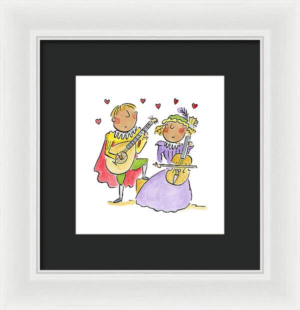 If music be the food of love 1 - Framed Print