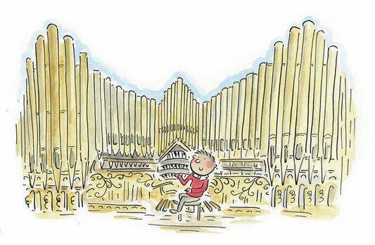 Organist 1 - Art Print