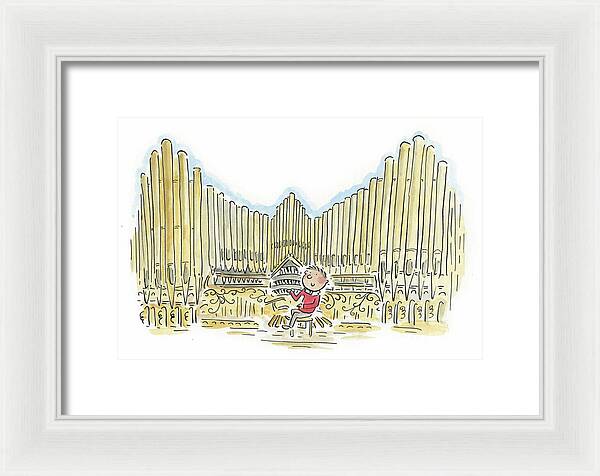 Organist 1 - Framed Print