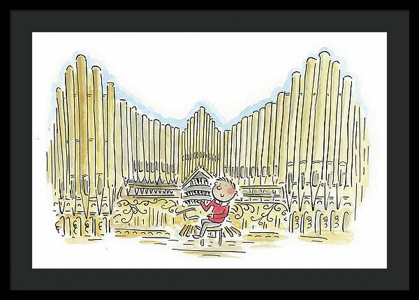 Organist 1 - Framed Print