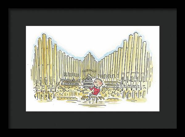 Organist 1 - Framed Print