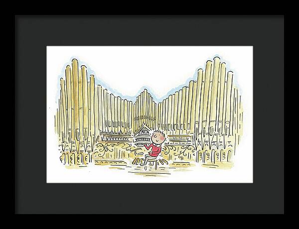 Organist 1 - Framed Print