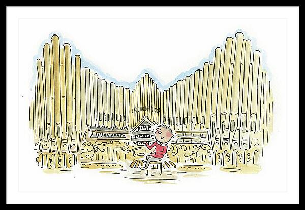 Organist 1 - Framed Print