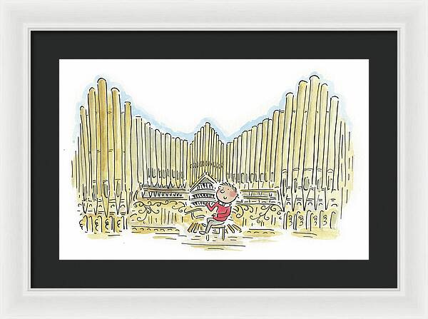 Organist 1 - Framed Print