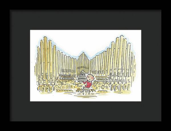 Organist 1 - Framed Print