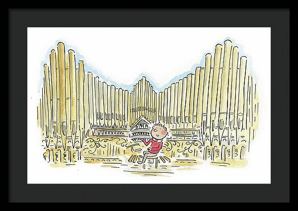 Organist 1 - Framed Print