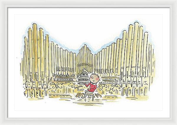 Organist 1 - Framed Print