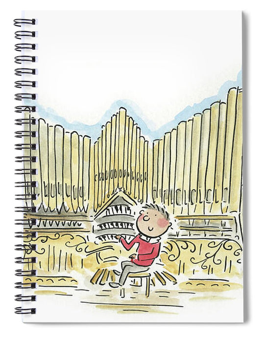 Organist 1 - Spiral Notebook