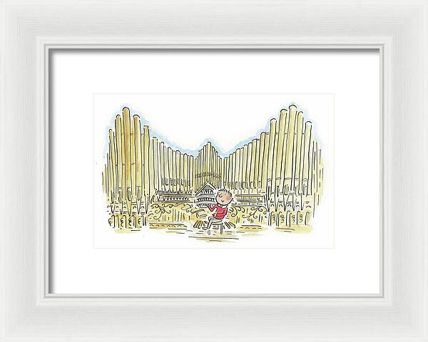 Organist 1 - Framed Print