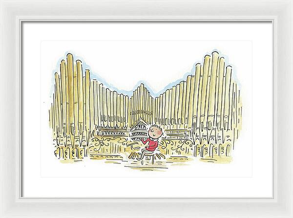 Organist 1 - Framed Print