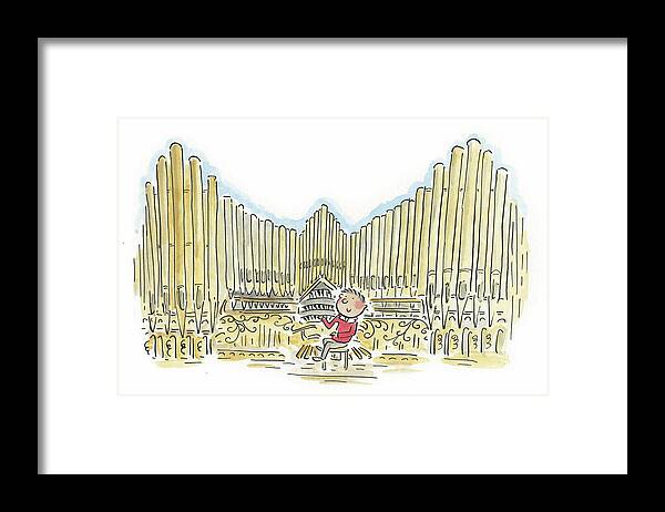 Organist 1 - Framed Print