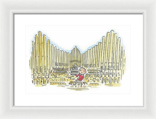 Organist 1 - Framed Print