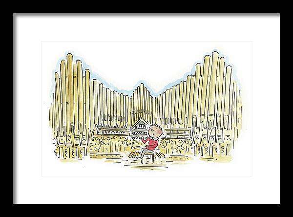Organist 1 - Framed Print