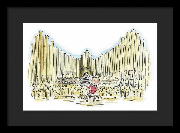 Organist 1 - Framed Print