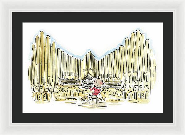 Organist 1 - Framed Print