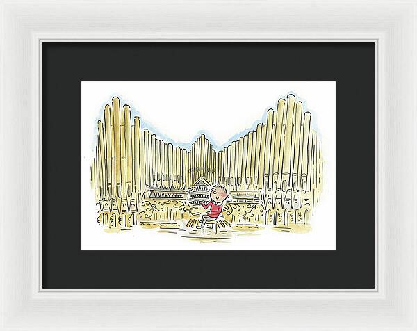 Organist 1 - Framed Print