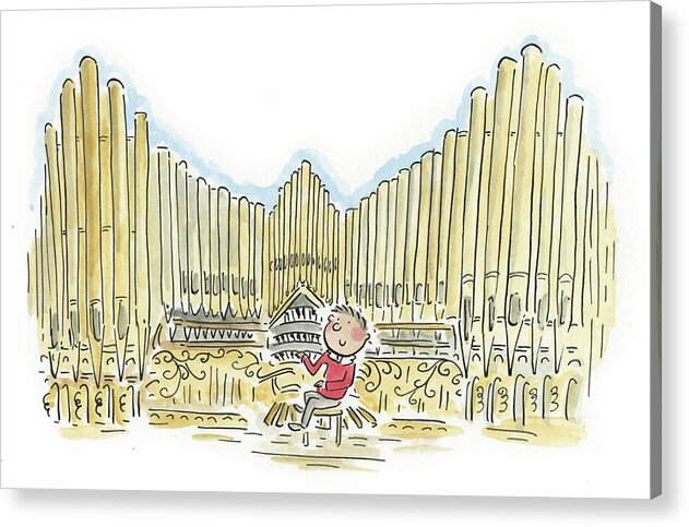 Organist 1 - Acrylic Print