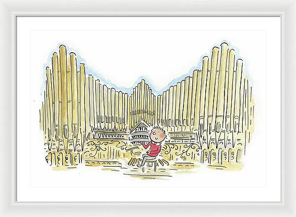 Organist 1 - Framed Print