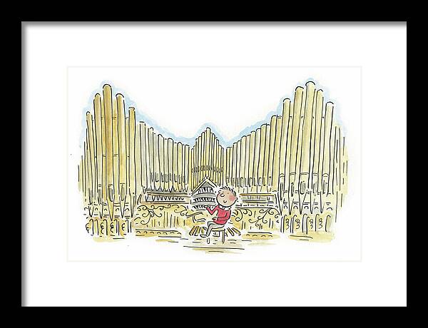 Organist 1 - Framed Print