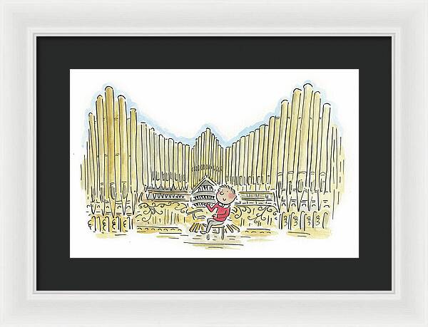 Organist 1 - Framed Print