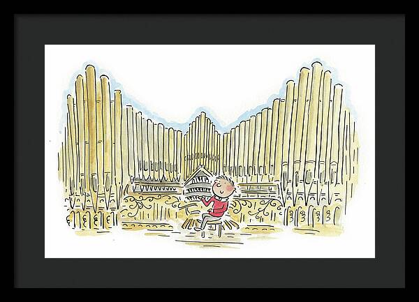Organist 1 - Framed Print