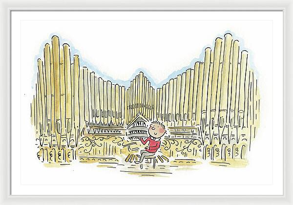 Organist 1 - Framed Print